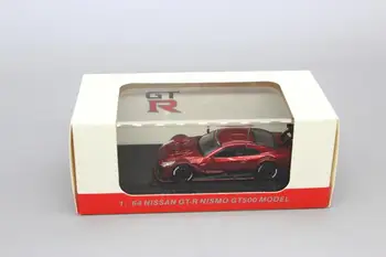 1:64 2018 NISSAN GT-R NISMO GT500 Kovinski Diecast Zlitine avtomobilčki Model Vozila Za Otroke Fantje darilo vroče
