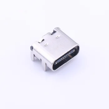 10pcs/Veliko Orignal NOV TIP-C 16PIN 2MD (073) Priključek USB Tip-C Ženski Sedež Vodoravni Trak za določanje Položaja Stolpec
