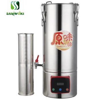 15 L Komercialne soymilk razpršilnik zrn sojinega mleka za kavo stroj žlindre izločevanje soka iz soje pralni riž prilepite mlinček