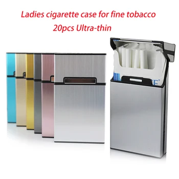 20 ultra-tanek moda cigaret primeru / cigaret pribor / ženske ultra-tanek moda za shranjevanje / tanko cigareto v primeru