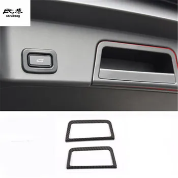 2pcs/veliko ABS ogljikovih vlaken zrn Rep vrata prtljažnik shake handshandle kritje za 2019 2020 Land Rover Range Rover Evoque L551