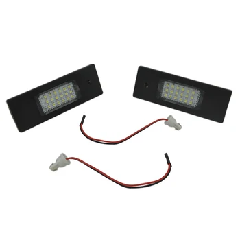 2x Avtomobilski LED Osvetlitev registrske Tablice Neposredno Primerna za BMW E63 E64 E81 E85 E87 650i M6 Z4 Napak 24-SMD