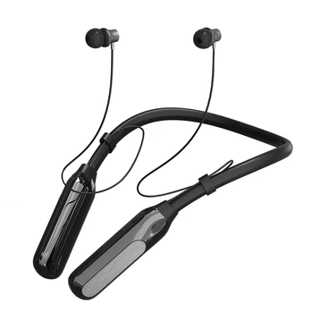 5.0 športne slušalke Bluetooth, brezžični kovinski slušalke z vratu, z mikrofonom za vse telefon,latop,stereo mp3Support SD Kartico