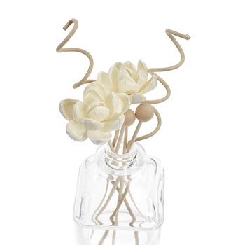 6PCS Cvet Lotus Rattan Reed Difuzor Dišave Držijo Umetno Cvetje Rattan Palice DIY Okraski Doma Dekor