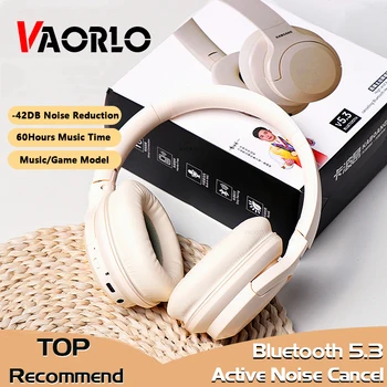 ANC Aktivno odstranjevanje Preklic Brezžične Slušalke Bluetooth 5.3 HiFi Bass sistem Stereo Slušalke 60 Ur Glasbe Časa za PS4 PS5 Prenosnik