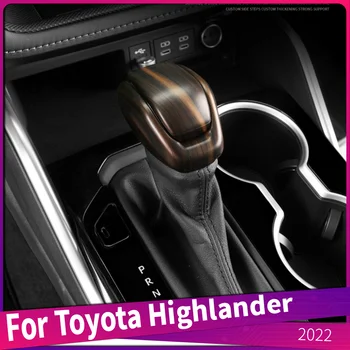 Avto Orodje Glavo Prestavna Ročica Ročaj Kritje Trim Nalepke Za Toyota Highlander 2022