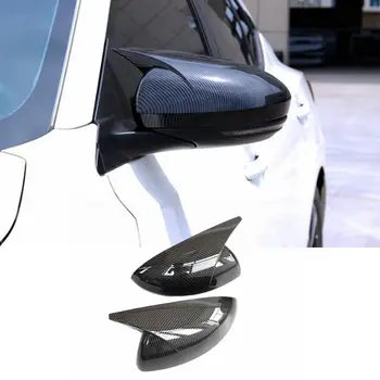 Avto Stranska Vrata Rearview Mirror Zaščito Okvir Pokrova Okraskov Iz Ogljikovih Vlaken Videz Rearview Kritje Za Nissan Sylphy Sentra 2020 2021