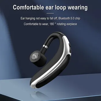 Brezžične Bluetooth Slušalke Za Eno Uho Nošenje Poslovnih Vožnje V Uho Iger Na Srečo Športne Znoj Odpornost