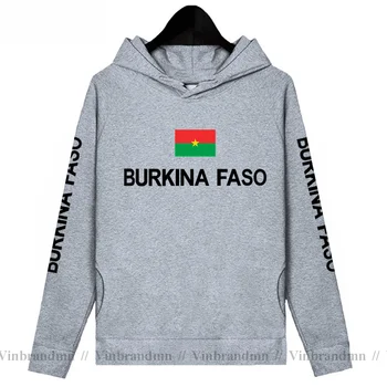Burkina Faso Hoodie Moški Majica Znoj Nove Ulične Hip Hop Trenirko Narod Nogometaš Šport Državi BFA Burkinabe Hoodies