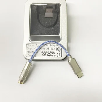 CX31993 amplificador de auriculares DAC USB tipo C con salida de 3,5 mm interfaz de Audio DAC Adaptador de Avdio Čip, decodificad