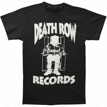 Death Row Records Majica s kratkimi rokavi Moški Modni T-majice Bombaž Otroci Tshirt Hip Hop Vrhovi Tees Ženske Tshirt Poletje Camisetas Fant Tees 2023
