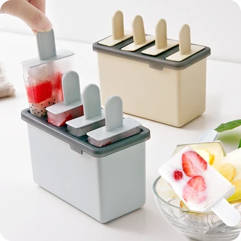 DIY Domač sladoled plesni Popsicle Ice Cube Maker Prostor Popsicle Imetnika