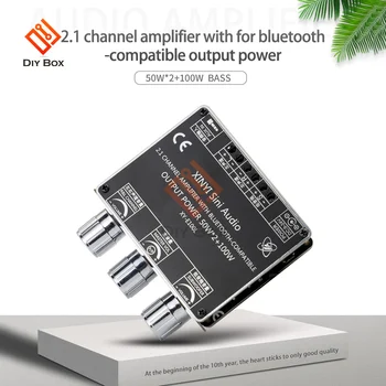 E100L 2.1 Channel Bluetooth 5.1 Audio Ojačevalnik Odbor Modul 50WX2+100W Visoke in Nizke Tone Subwoofer Zvočnik