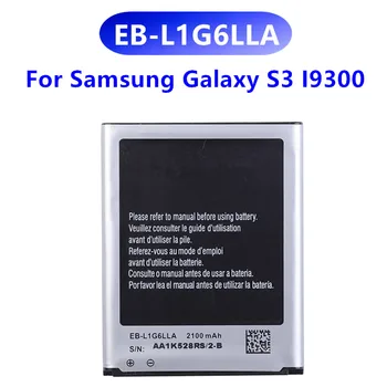 EB-L1G6LLA EB-L1G6LLU Original Baterija Za Samsung I9300 GALAXY S3 I9308 L710 I535 Pristno Baterijo Telefona NFC 2100mAh