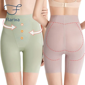 Flarixa Visoko Pasu, Spodnje hlače Ženske Trebuh Nadzor Brezhibno Negativni Ion Shapewear 3D Hip Dvigalo Hlačke Trebuh Hujšanje spodnje Perilo