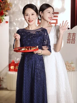 High end Xi mati-v-zakon je poroka banket obleka, večerna obleka, mlada mamica poročno obleko in tuje blagovne znamke, high-end