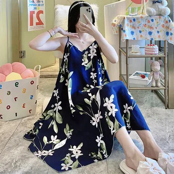 Japonski Odloži Obleko Bombaž Rajon More Spati, Ženske Obleke Poletje Nightgowns Tanke Svoboden Dame Domov Nositi Nightshirt