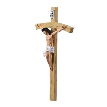 Jezus Križ Kip Dekor Svetega Kip Jezusa Slika Verske 