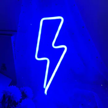 LED Neon Znak Strele Oblikovane Stene Noč Svetlobe USB Baterija Upravlja namizne Svetilke