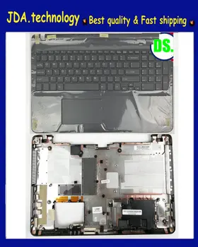 MEIARROW Nov Laptop podpori za dlani topcase spodnji pokrovček za Sony Vaio SVF152 SVF153 NAS tipkovnico zgornji pokrov +Dnu znanja Primeru
