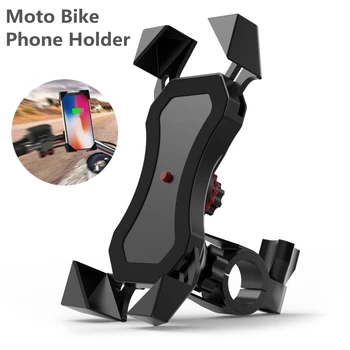 Motorno kolo Kolo Nosilec za Telefon, Moto Bike Navigacijska pomoč krmilo Rearview Mirror Gori Posnetek Nosilec za iPhone, Samsung