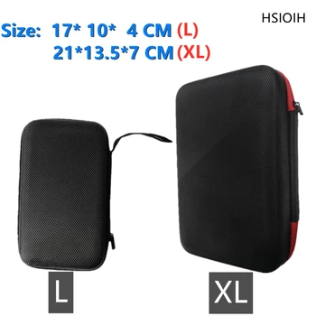 Prenosna torbica Srednje Velikosti Opremo Anti-shock Shranjevanje Vrečk za Bluetooth Slušalke Slušalke Vrečko za Slušalke
