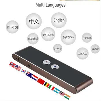 Prenosni T8 Smart Glasovni Govor Prevajalec Dvosmerni Realnem Času 30 Multi-Language Posodobitve Za Učenje, Ki Potujejo Poslovno Izpolnjujejo