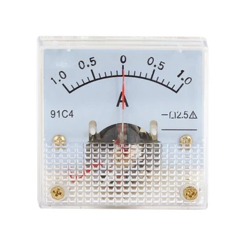 Razred 2.5 Natančnost DC 0-1 A Amper Analogni Merilnik Ampermeter 91C4