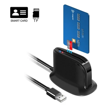 Rocketek ISO 7816 USB 2.0, SIM Pametno Univerzalni ID Kartico v Režo za Bralnik za Bančne Kartice ATM IC/ID CAC TF Cardreaders Adapter za Pomnilniško Kartico