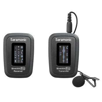 Saramonic Utripa 500 Pro B1 Dual-Channel 2.4 G Brezžičnega Mikrofon Sistema(1 Oddajnik + 1 Sprejemnik) Max. 100 m Domet