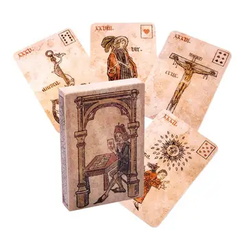 Silson Lenormand Tarot Karte, Vedeževanje Krova Zabava Stranka Igre Angleški Različici Tabela Igra Barvita Igranje Kart
