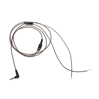 Slušalke Mikrofon Kabel Kabel 3,5 mm Vmesnik čist Zvok z kontrolnika za Glasnost za Gaming Slušalke 1,2 M Kabel Podaljšek