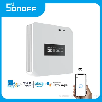 SONOFF RF BridgeR2 WiFi 433 MHz Brezžični Krmilnik Daljinski upravljalnik Smart Home Security Avtomatizacije Dela za Google Doma, Alexa