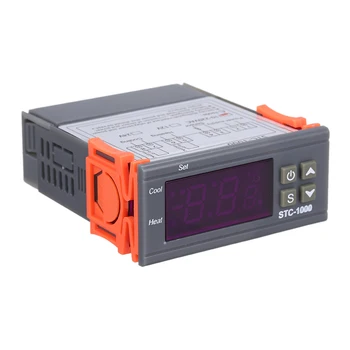 STC-1000 Digitalni Temperaturni Regulator za Ogrevanje, Hlajenje Celzija Termostat 2 Izhodni Releji s Senzorjem