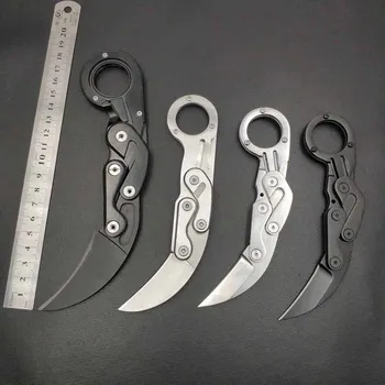 Swayboo Self-Defense Taktično Mehanske Folding Nož za Preživetje Obroč s Posnetka EOS Prostem Kampiranje Orodja