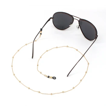 Unisex sončna Očala Vrvica za opaljivanje tega Traku Ogrlica Zlata Barva Kovinskih Eyeglass Očala Verige Kabel Obravnavi Očala Nastavljiv Anti-slip Trak