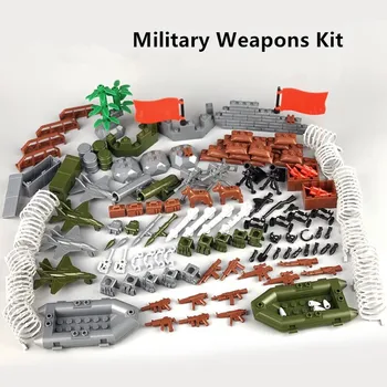 WW2 Serije Mini Vojaške Vojaki, Številke Stavbe, Bloki Kompleti Pribor Orožja, Konj MOC Graditi Opeke Fantje Božični Igrače