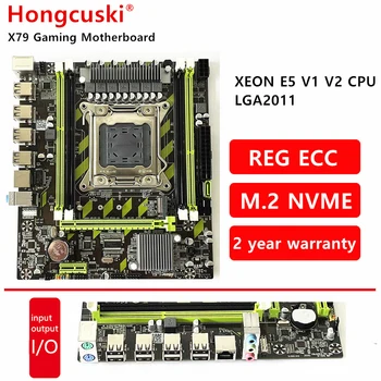 X79 Motherboard M. 2 NVME SSD LGA 2011 CPU Podpora Xeon E5 V1 V2 Procesor DDR3 ECC Ali NON ECC RAM Pomnilnika NGFF