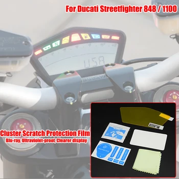 Za Ducati Streetfighter 848 / 1100 Motocikel Pribor Grozda Na Praske Zaščita Film Nadzorna Plošča Zaslon Patron