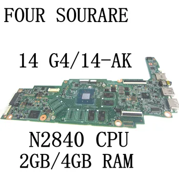 Za HP 14 Chromebook G4 14-AK Prenosni računalnik z Matično ploščo z N2840 PROCESOR in 2GB/4GB RAM DA0Y0JMB6D0 830880-001 Mainboard