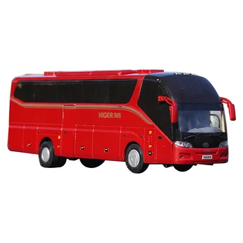 1:42 Obsega Suzhou Jinlong Haiger Avtobus KLQ6127BAE51 vlivanju Zlitine Model Igrače za Otroke Darilo Zbirka