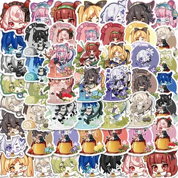10/30/50PCS Q Različica Anime Kawaii Dekle Tiskovine Nalepke Srčkan Avto Prtljage Prenosni Hladilnik Grafiti Dekoracijo PVC Nalepke