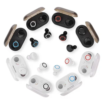 10Pcs Brezžične slušalke Y50 Debelo TWS Bluetooth Slušalke 5.0 Stereo Slušalke Čepkov z Mikrofonom za Iphone Xiaomi