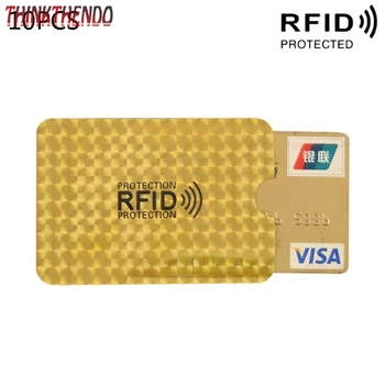 10pcs RFID Kreditne ID Kartico Rokav Zaščitnik Blokiranje Varnostni Ščit Proti Kraji F3MD