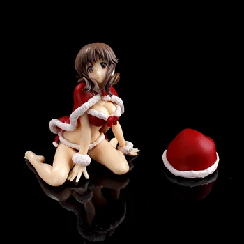 13,5 cm Super Sonico Anime Akcijska Figura, PVC Igrač Srčkan Virtualni Božič Seksi Bikini Lutke Soba Dekor Darilo za Rojstni dan