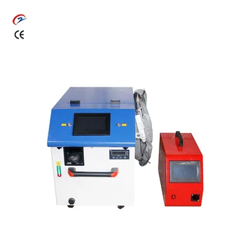 1500W Ročni prenosni mini lasersko varjenje čiščenje stroj za rezanje 3 v 1, z Dvojno žico krme