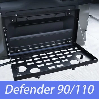 20-23 Defender 110 zadaj prtljažnik pladenj, vrata prtljažnika platformo za shranjevanje rack spremenjen s aluminij zlitine večnamensko zložljivo stojalo