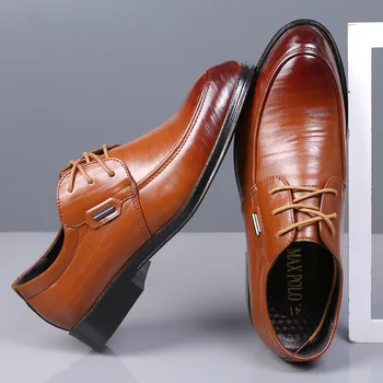 2023 Obrtniški Moški Oxford Čevlji Resnično Napa Usnje Usnje Brogue Obleko, Čevlji Za Klasično Poslovno Formalno Copati Moški