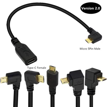3A pozlačeno tip-c ženski Android mikro 5P kabel tip-c, da se telefon Android 2428 podatkovni kabel