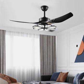 52-Palčni stropne svetilke fan daljinski upravljalnik za gospodinjstvo dekoracijo sobi ventilator DC stropna svetilka, daljinski upravljalnik
